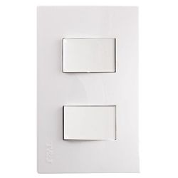Interruptor Doble De 3 Vias Sin Luz - T&J