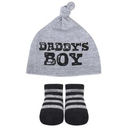 Set-De-Gorro-Y-Calcetines-Daddy-S-Boy---Baby-Essentials