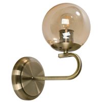 Lámpara De Pared Bronce Antiguo 1 Luz De 40W - Z