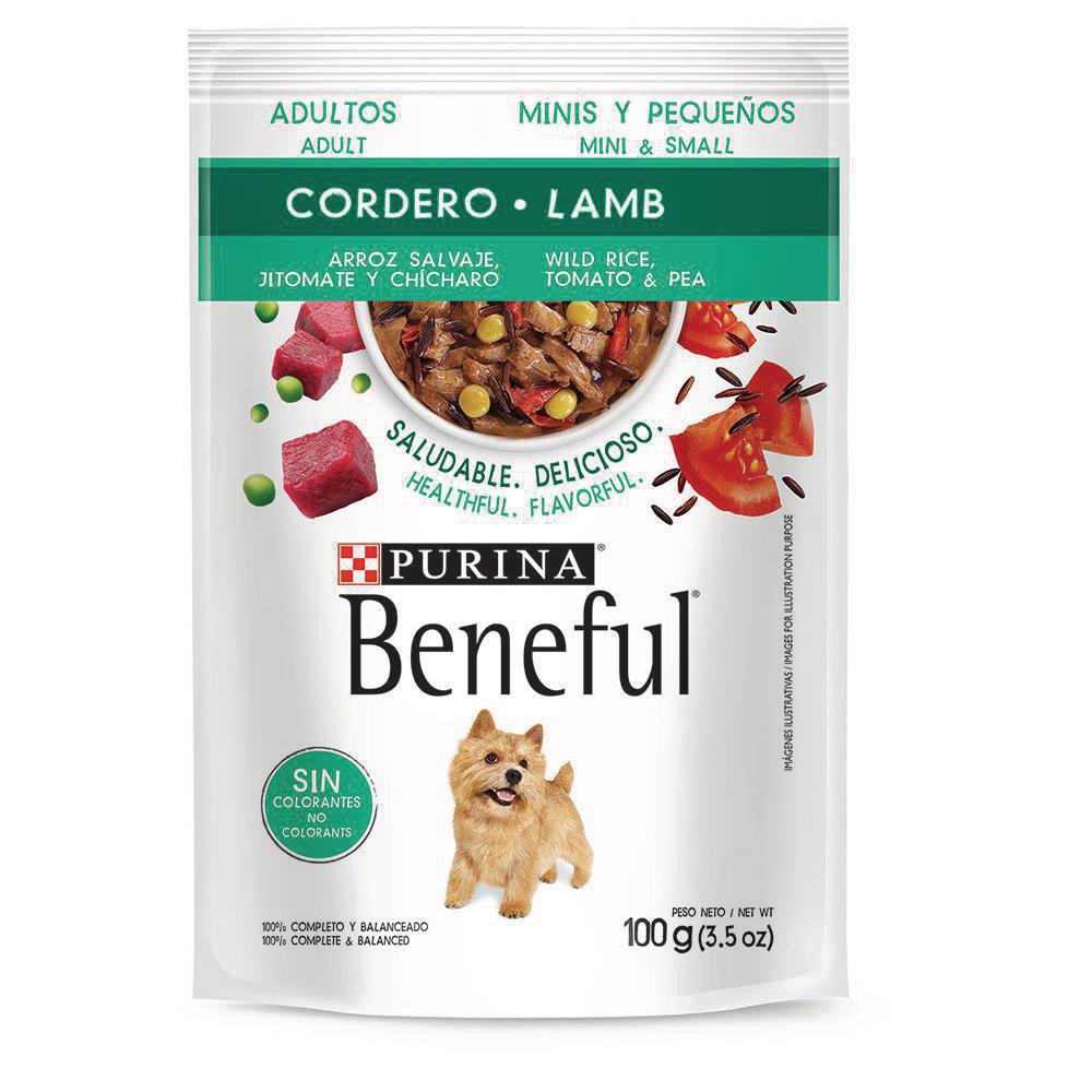 Alimento Húmedo para Perro Adulto Razas Pequeñas Sabor Cordero Sobre de 100 g