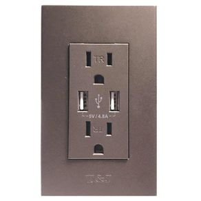 Tomacorriente Doble De 16A 125V - T&J