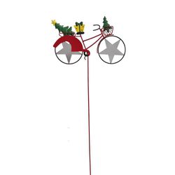 Placa-Decorativa-Bicicleta-Con-Estaca-Para-Jardin-22.5-x-0.5-x-73-Cm---Viva-Navidad