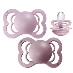 Pacificadores Supreme Lila De Silicón Nivel 1 2 Pzas - Bibs