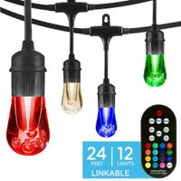 Serie Led Multicolor Con Control 12 Focos - Enbrighten