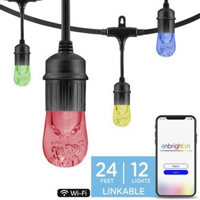 Serie Led Multicolor Wi-Fi 12 Focos - Enbrighten