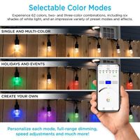 Serie Led Multicolor Wi-Fi 12 Focos - Enbrighten