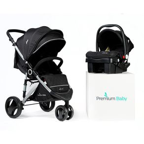 Travel System Tuts Pro Diseño Negro - Premium Baby