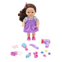 Set De Muñeca Con Accesorios Para El Cabello Diseños Surtidos - Gigo