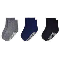 Set De 3 Pares De Calcetines Lisos Con Puntitos - Comfy Varias Tallas