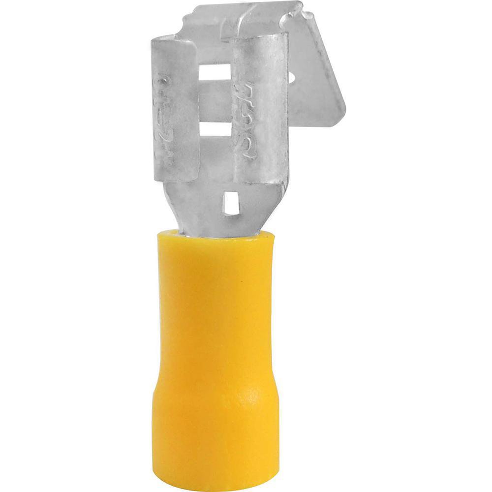 Terminal Tipo Enchufe Hembra-Macho 0.250 Amarilla