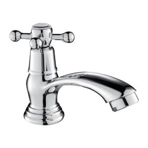 Llave-para-Lavamanos-Sencilla-Tipo-Cruz-Cromada