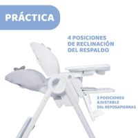 Silla De Alimentación Para Bebé Polly 2 Start Gris - Chicco