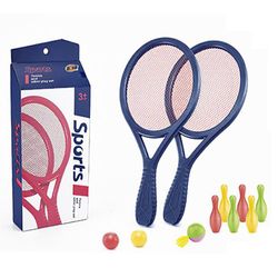 Juego De Raqueta + Bolas + Boliche - May^S