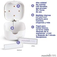 Esterilizador De Mamones Ultravioleta Mini - Munchkin
