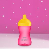 Vaso Rosado Con Boquilla Dura De 10 Oz - Avent