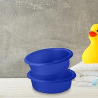 Set De 2 Palanganas Petit Azul - Guateplast