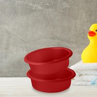 Set De 2 Palanganas Petit Rojo - Guateplast