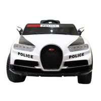 Carro Eléctrico Police Blanco M2189 - Lider Bike