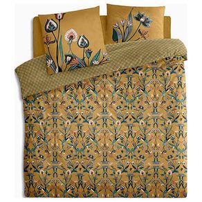 Duvet Ocre Floreado Queen - Atmosphera Createur Dinterieur