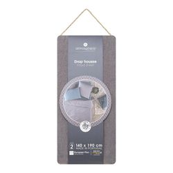 Cobertor De Lino Gris - Atmosphera Createur Dinterieur Varios Tamaños
