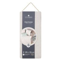Cobertor De Lino Beige - Atmosphera Createur Dinterieur Varios Tamaños