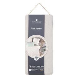 Cobertor De Lino Beige - Atmosphera Createur Dinterieur Varios Tamaños