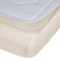 Cobertor De Lino Beige - Atmosphera Createur Dinterieur Varios Tamaños