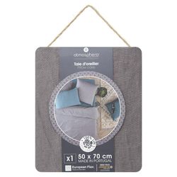 Funda De Almohada Gris 50X70 Cm - Atmosphera, Créateur D'intérieur