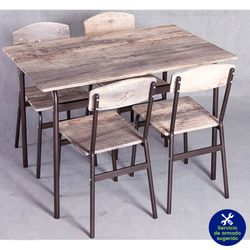 Comedor Rectangular Café 5 Pzas - Z