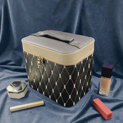 Caja Organizadora Para Maquillaje Negra - Viva