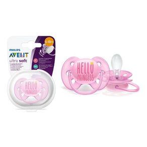 Pacificadores Ultra Soft Diseño Hello Princess - Avent