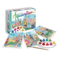 Acuarelas Con Diseño Ciudades - Sentosphere