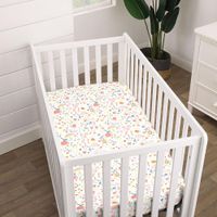 Sábana Cobertora Para Corral Jardín Multicolor Twin - Nojo