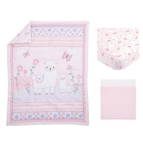 Set De Cuna Diseño Dulce Llama 3 Pzas - Little Love By Nojo