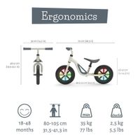 Bicicleta Charlie Glow Entrenador De Equilibrio - Chillafish Varios Colores