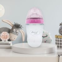 Biberón Suave Y Natural Silicón Rosa 6O - Evenflo