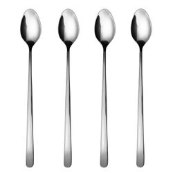 Set De 4 Cucharas Para Helado Oslo Plateadas - Herdmar