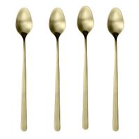 Set De 4 Cucharas Para Helado Oslo Champagne - Herdmar