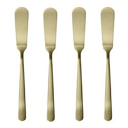 Set De 4 Cuchillos Para Mantequilla Oslo Champagne - Herdmar