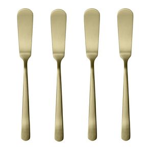Set De 4 Cuchillos Para Mantequilla Oslo Champagne - Herdmar