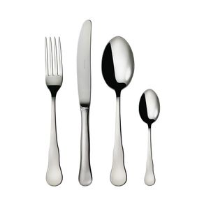 Set De 24 Cubiertos Plyke De Acero Inoxidable Plateados - Herdmar
