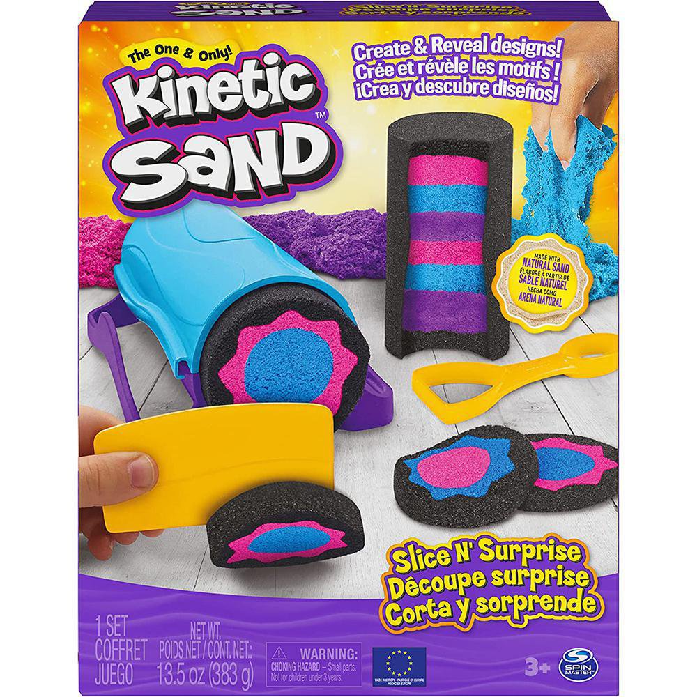 Set de Arena Mágica Corta y Sorprende de 383 Gramos para 3+ Años Set de Arena Kinetic Sand…
