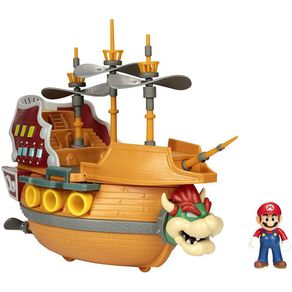 Set De Juego Aeronave Deluxe De Bowser - Nintendo