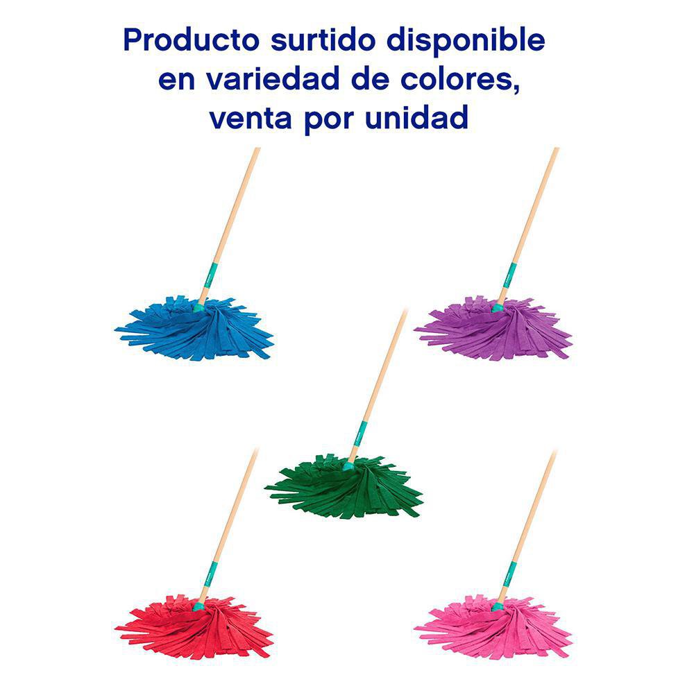Trapeador de Microfibra en Tiras Colores Surtidos