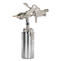 Pistola Compacta Para Retoques Vaso De Aluminio 50 Psi - Truper
