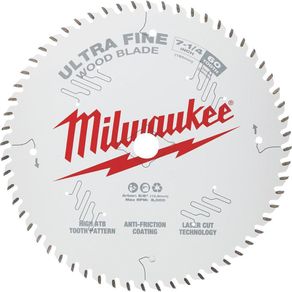 Disco Para Madera 7 1/4 Plg 60T 10 Pzas - Milwaukee Electric