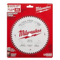Disco Para Madera 7 1/4 Plg 60T 10 Pzas - Milwaukee Electric