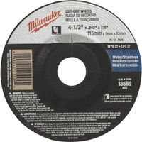 Disco Corte Metal 4 1/2X0.45X7/8 Plg - Milwaukee Electric