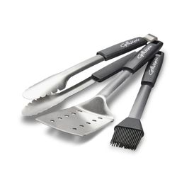 Set De 3 Pzas De Acero Inoxidable Para Parrilladas - Grillmark
