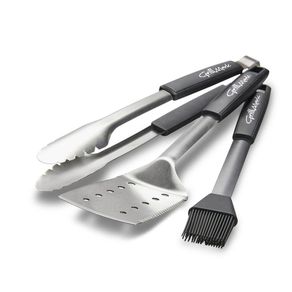 Set De 3 Pzas De Acero Inoxidable Para Parrilladas - Grillmark